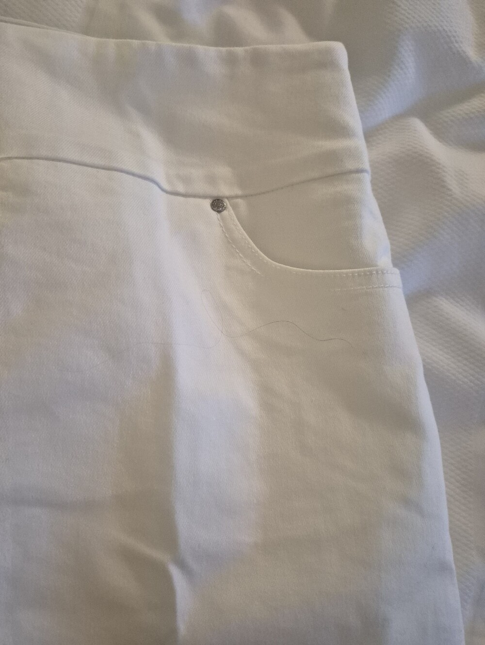 S C. & CO. Stretch Mini Skirt with Clean Front Panel - Picture 4 of 8